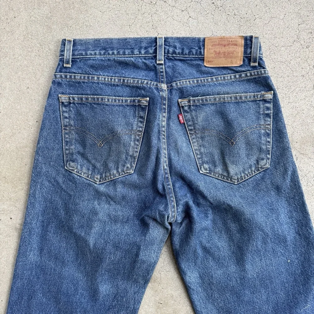 Vintage Levi's 569 Denim Jeans 90s 31x25 Loose Fit
